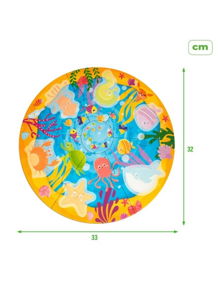 Child's Puzzle Lisciani Navy 13 Pieces 33 x 1 x 32 cm (6 Units)