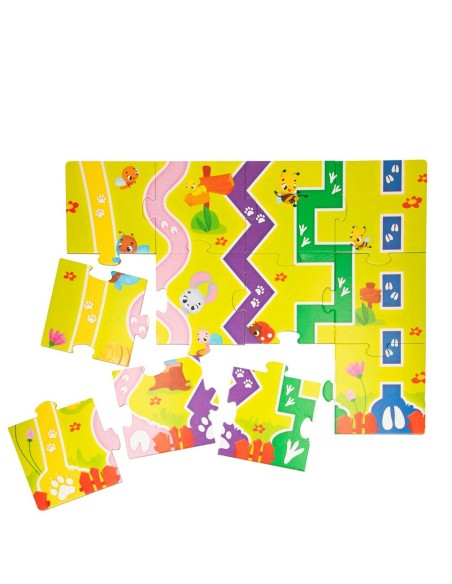 Child's Puzzle Lisciani Farm 27 Pieces 48 x 1 x 36 cm (6 Units)