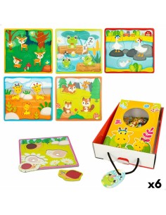 Child's Puzzle Lisciani Touchpad 18 Pieces 16 x 0,5 x 15 cm (6 Units)