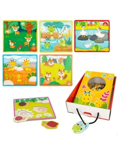 Child's Puzzle Lisciani Touchpad 18 Pieces 16 x 0,5 x 15 cm (6 Units) 2