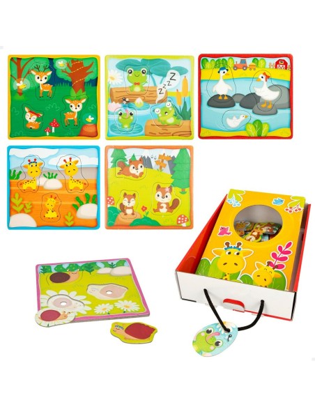 Child's Puzzle Lisciani Touchpad 18 Pieces 16 x 0,5 x 15 cm (6 Units)