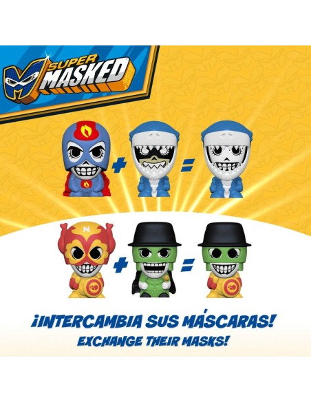 Action Figures Eolo Super Masked 3 x 4,5 x 3,5 cm (12 Units)