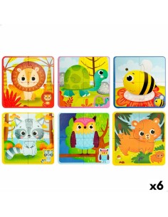 Child's Puzzle Lisciani Touchpad 24 Pieces 16 x 0,1 x 16 cm (6 Units)