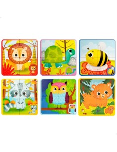 Child's Puzzle Lisciani Touchpad 24 Pieces 16 x 0,1 x 16 cm (6 Units) 2