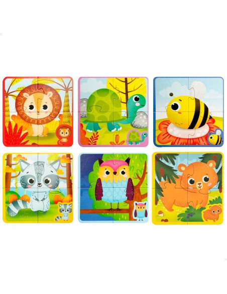 Child's Puzzle Lisciani Touchpad 24 Pieces 16 x 0,1 x 16 cm (6 Units)