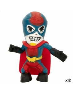 Action Figure Eolo Super Masked Pepper Man 14 x 15,5 x 5,5 cm Elastic (12 Units)