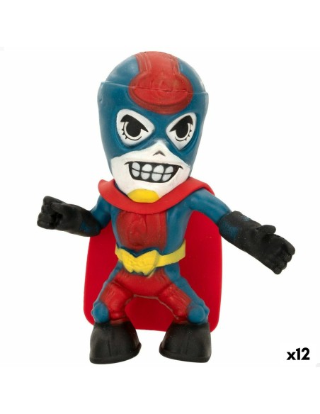 Action Figure Eolo Super Masked Pepper Man 14 x 15,5 x 5,5 cm Elastic (12 Units)