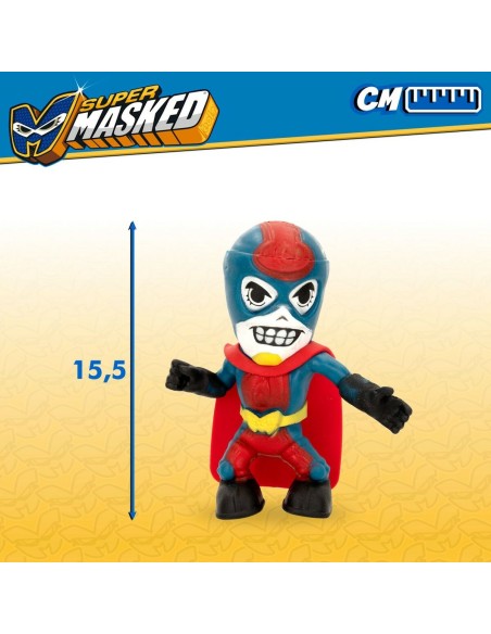 Action Figure Eolo Super Masked Pepper Man 14 x 15,5 x 5,5 cm Elastic (12 Units)