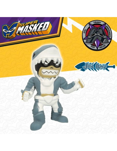 Action Figure Eolo Super Masked Jaw Boy 14 x 16 x 8,5 cm Elastic (12 Units)