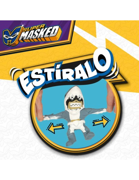 Action Figure Eolo Super Masked Jaw Boy 14 x 16 x 8,5 cm Elastic (12 Units)