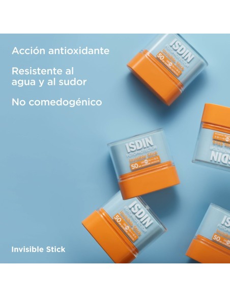 Sunscreen stick Isdin Invisible Stick Spf 50 10 g