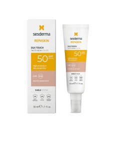 Sun Protection with Colour Sesderma REPASKIN Spf 50 50 ml Silky
