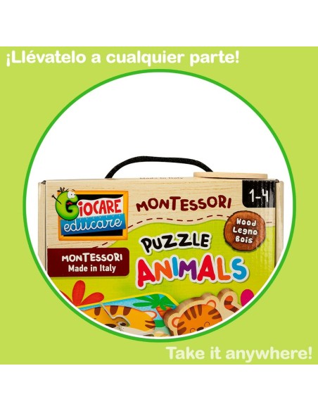 Child's Puzzle Lisciani animals 16 Pieces 16 x 1 x 16 cm (6 Units)