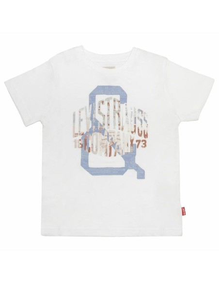 Child's Short Sleeve T-Shirt Levi's White