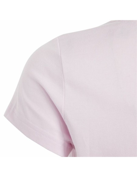 Child's Short Sleeve T-Shirt Adidas Graphic Pink