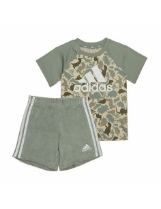 Sports Outfit for Baby Adidas Multicolour Camouflage Dinosaurs