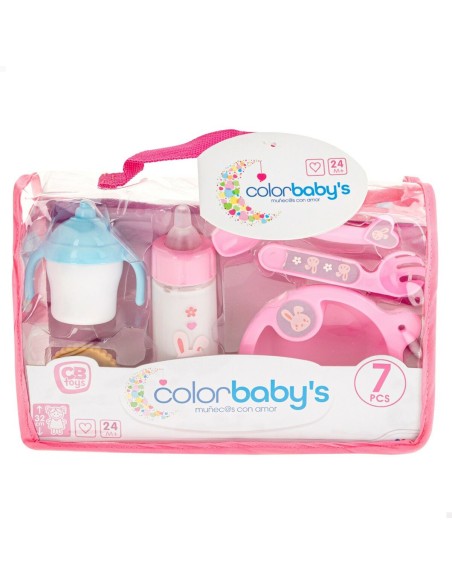 Dolls Accessories Colorbaby 21 x 14 x 4,5 cm 6 Units 7 Pieces