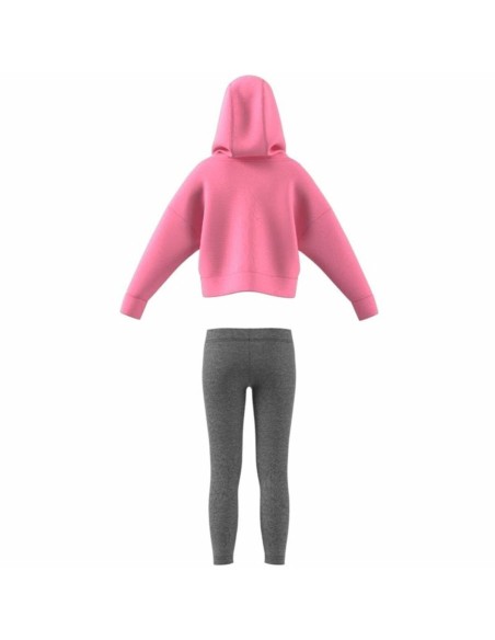 Children's Sports Outfit Adidas Fleece Light Pink