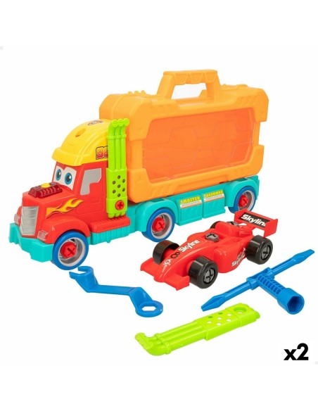 Vehicle Carrier Truck Colorbaby 43 x 23,5 x 10,5 cm (2 Units)