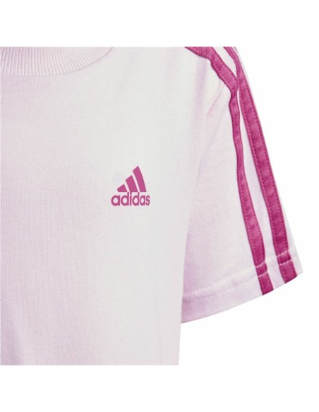 Children's Sports Outfit Adidas 3 Stripes Pink