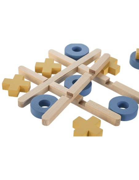 Three-in-a-Row Game Home ESPRIT Tic Tac Toe 18 x 6 x 3 cm