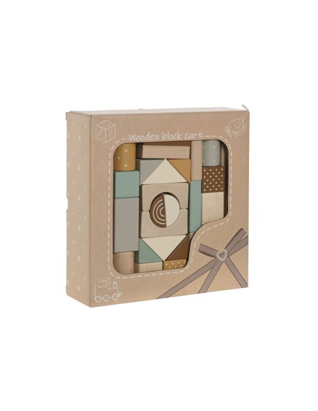 Wooden Game Home ESPRIT Yellow Brown Natural Mint