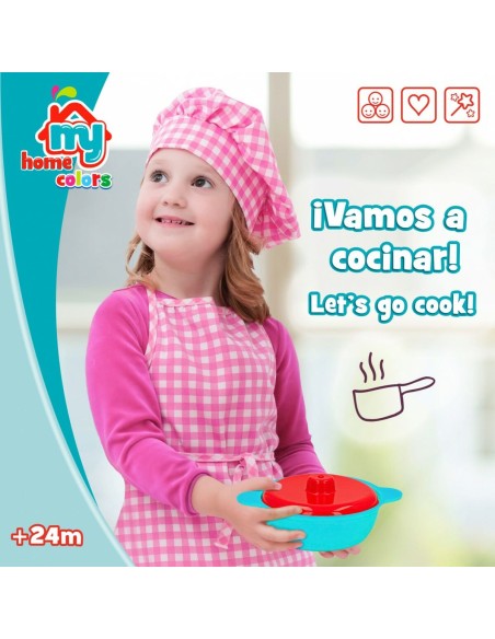 Toy Food Set Colorbaby Kitchenware and utensils 31 Pieces (6 Units)