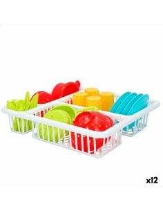 Children’s Dinner Set Colorbaby Toy Drainer 26 Pieces (12 Units)