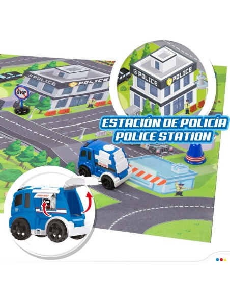 Play mat Speed & Go Accessories Cars Road Cloth Plastic (6 Units)