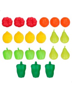 Toy Food Set Colorbaby 21 Pieces (10 Units) 2
