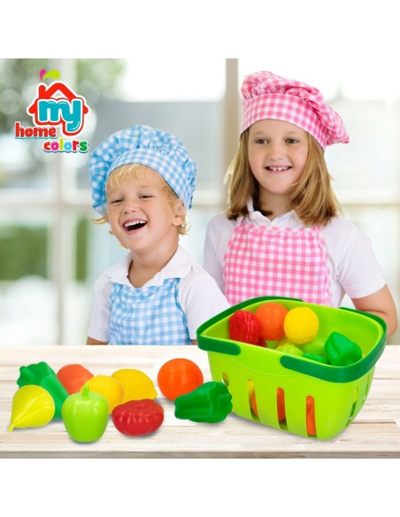 Toy Food Set Colorbaby 22 Pieces (12 Units)