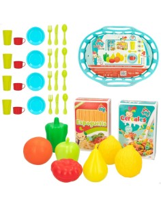 Toy Food Set Colorbaby Kitchenware and utensils 34 Pieces 33 Pieces (16 Units) 2