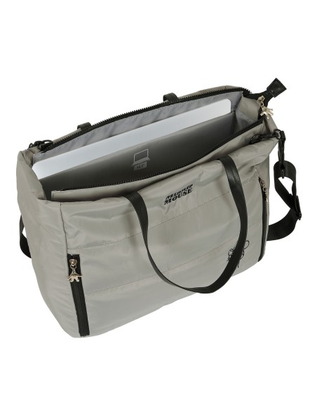 Bag Minnie Mouse Teen Sand Padded Grey 40 x 31 x 17 cm