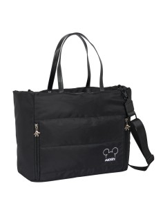 Bag Mickey Mouse Clubhouse Teen Mood Black 40 x 31 x 17 cm Padded