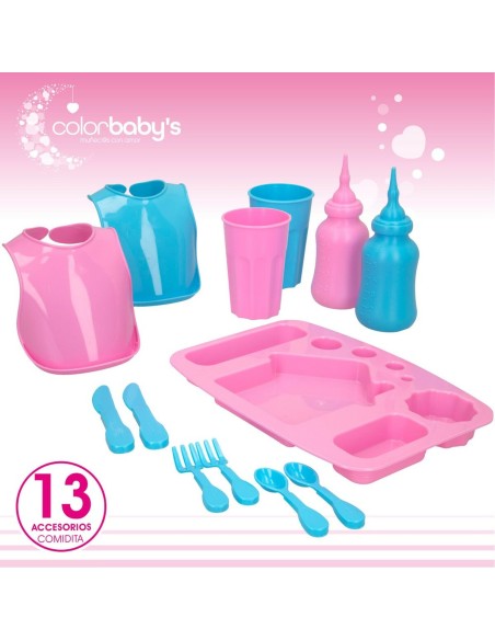 Dolls Accessories Colorbaby Baby Doll 20 Pieces 39 x 9,5 x 21,5 cm 6 Units