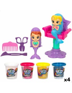 Modelling Clay Game Cra-Z-Art Softee Dough Hair sirenas (4 Units)