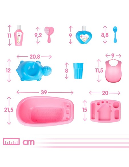 Dolls Accessories Colorbaby Baby Doll 20 Pieces 39 x 9,5 x 21,5 cm 6 Units