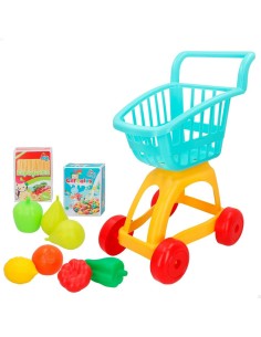 Shopping cart Colorbaby My Home Toy 10 Pieces 34 x 54 x 29 cm 6 Units 2
