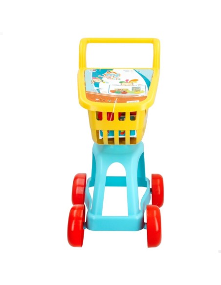 Shopping cart Colorbaby My Home Toy 10 Pieces 34 x 54 x 29 cm 6 Units
