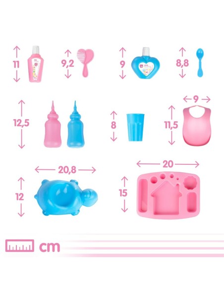 Dolls Accessories Colorbaby Baby Doll 15 Pieces 20 x 2 x 15 cm 12 Units
