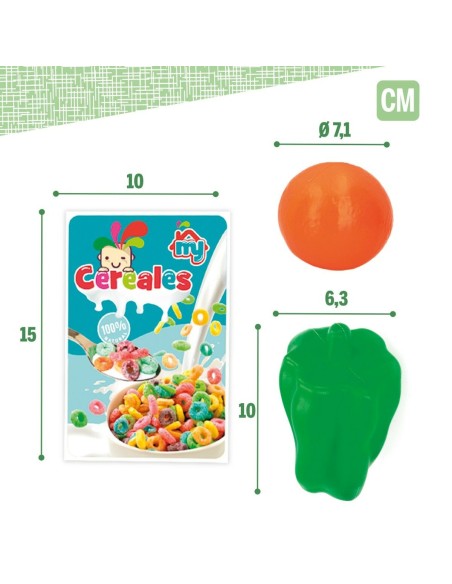 Shopping cart Colorbaby My Home Toy 12 Pieces 15 x 10 x 6 cm 8 Units