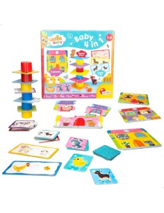 Puzzle Lisciani Carotina Baby 16 x 1 x 16,5 cm Farm 4-in-1 2