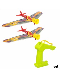 Aeroplane Colorbaby Let's Fly Launcher 14,5 x 3,5 x 25 cm (6 Units)