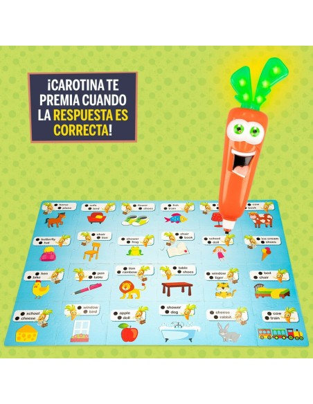 Educational Game Lisciani Carotina Baby Happy English Electric Puzzle 4,5 x 14,5 x 3 cm (6 Units)