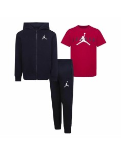 Sports Outfit for Baby Jordan Essentials Fleeze Box Black Red 2