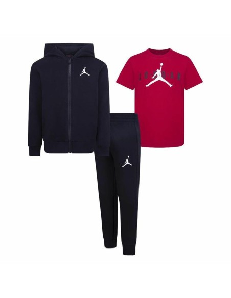 Sports Outfit for Baby Jordan Essentials Fleeze Box Black Red