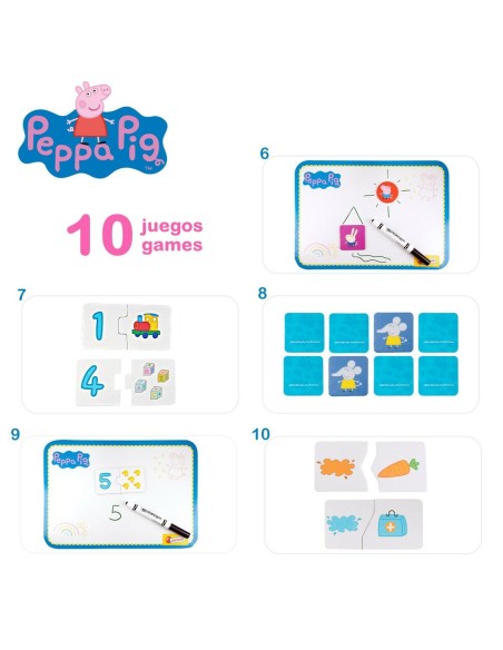 Multi-game Table Peppa Pig (6 Units)