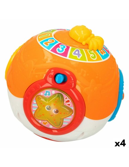 Musical Toy Winfun 15 x 15 cm (4 Units) Ball