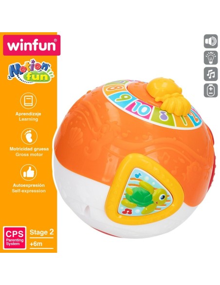 Musical Toy Winfun 15 x 15 cm (4 Units) Ball