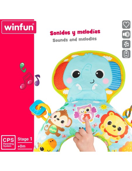 Musical Toy Winfun 32 x 8,5 x 42 cm (2 Units) Cushion Rattle